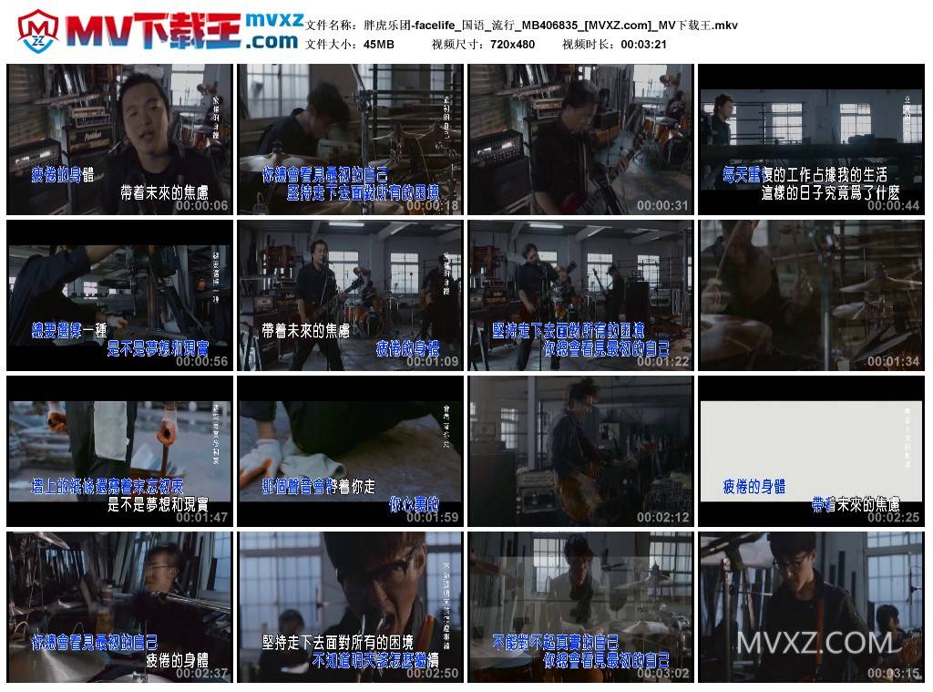 胖虎乐团-facelife_国语_流行_MB406835